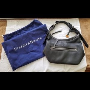 Dooney & Bourke Black leather bucket bag